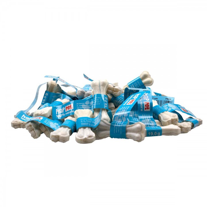 Кість пресована біла, 12.5 см (30шт/уп)